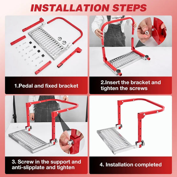 Sakerplus® Heavy Duty Folding Tire Step