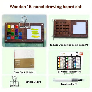 Sakerplus® Mini Pocket Watercolor Paint Set