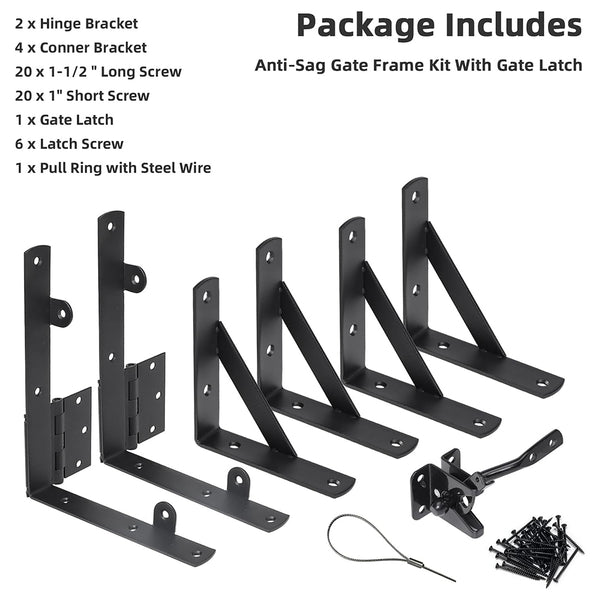 Kit de soporte para portones de alta resistencia Sakerplus