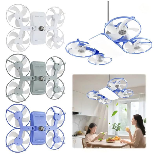 Sakerplus® Modern Four Blade Ceiling Fan Light