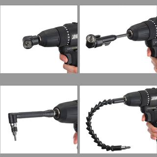 Sakerplus® 17Pcs Flexible Right Angle Drill Attachment