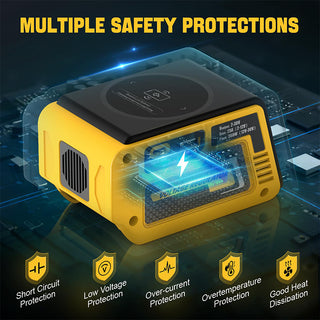 Sakerplus® Portable Adjustable Voltage Power Converter