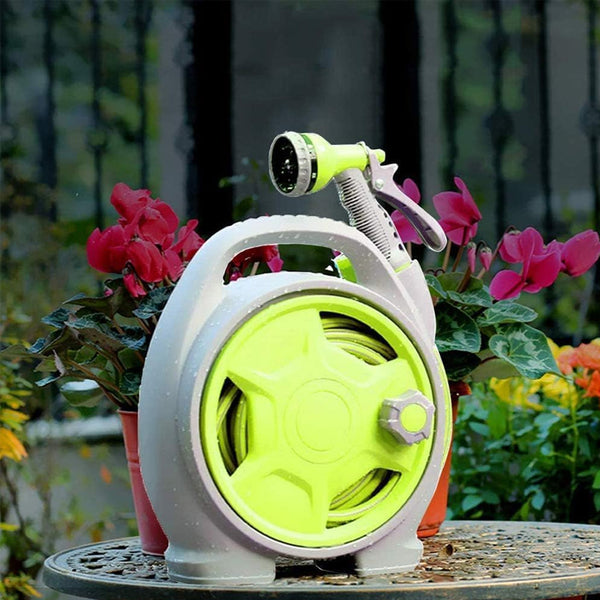 Carrete de manguera de jardín portátil retráctil Sakerplus®