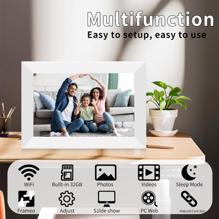 Sakerplus® Smart WiFi Digital Photo Frame