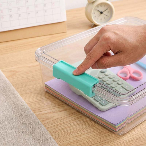 Sakerplus® Transparent Stackable Storage Box with Lid