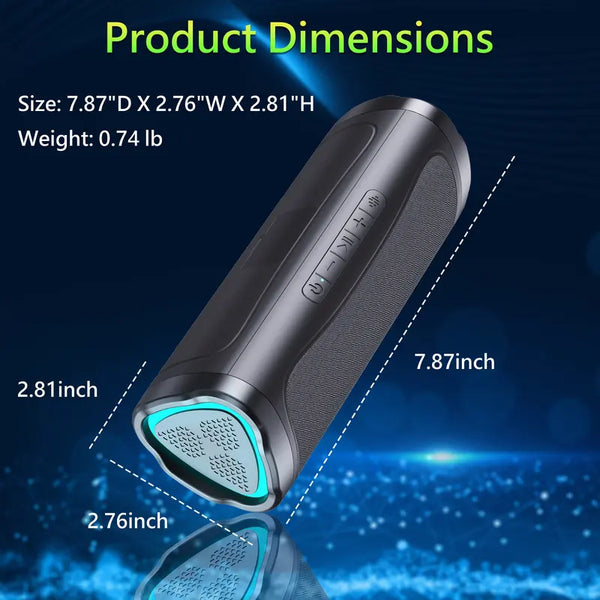Sakerplus® Portable Bluetooth Speaker Hd Sound Experience