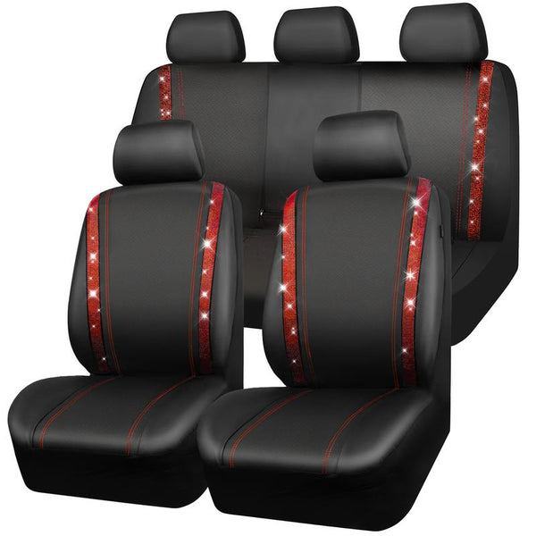 Fundas de asiento de coche de cuero de lujo Sakerplus® con brillo