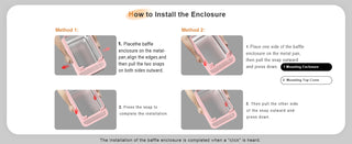 Sakerplus Stainless Steel Enclosed Cat Litter Box