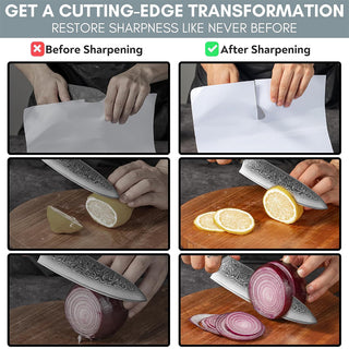 Afilador de cuchillos giratorio ajustable Sakerplus®