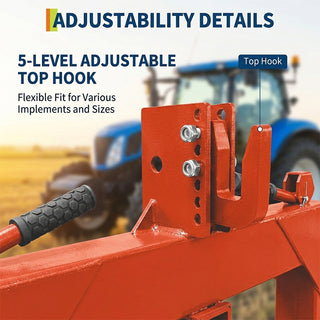 Sakerplus® 3 Point Adjustable Tractor Quick Hitch