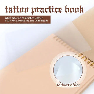 Sakerplus® Spiral Bound Tattoo Practice Skin Book