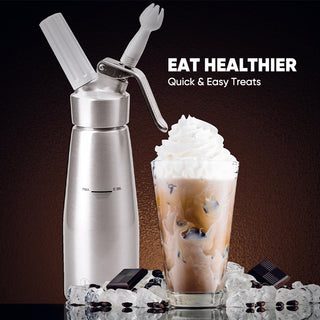 Sakerplus® Whipped Cream Dispenser Aluminum Professional