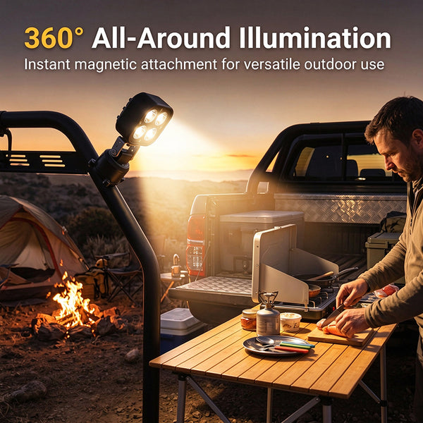 Sakerplus® 360° App-Controlled Magnetic Work Light