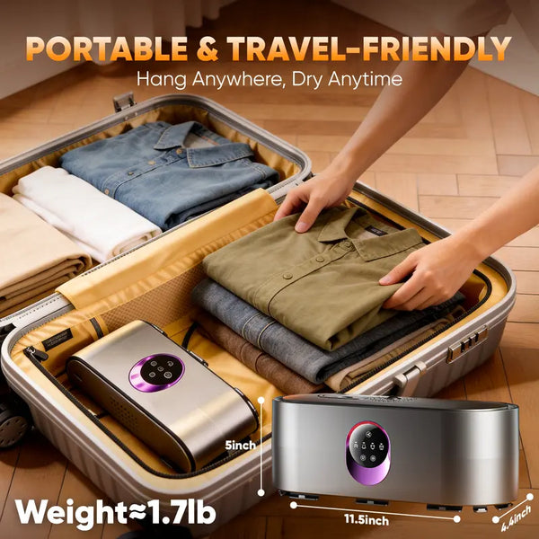Sakerplus® Portable 600W Clothes Dryer With Remote