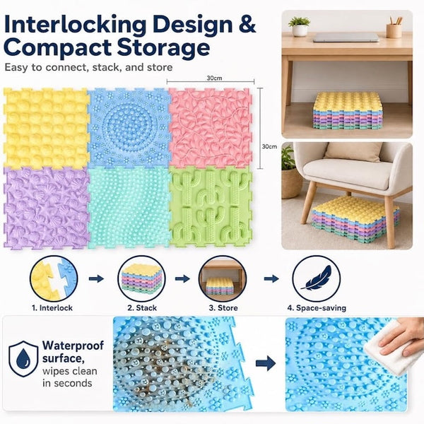 Sakerplus® TPU Sensory Textured Floor Mats