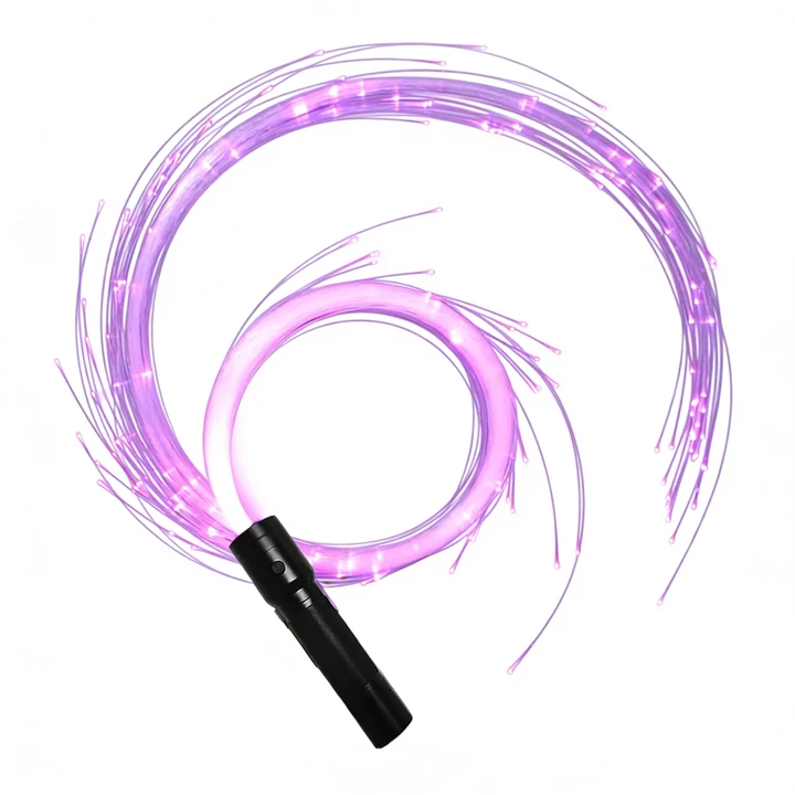 Flow Prop Rave Sakerplusยฎ Fiber Optic Dance Whip Lights Rechargeable LED Flow Toy with ...