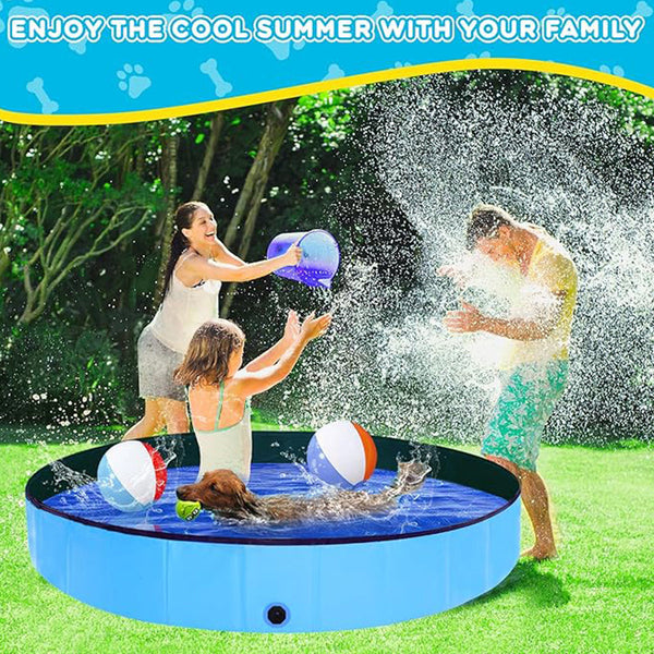 Sakerplus® Extra Large Foldable Swimming Pool
