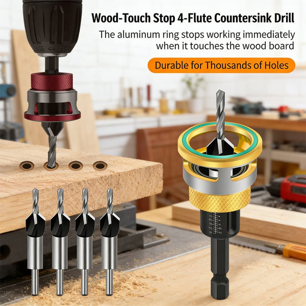 Sakerplus® Two-Flute Counterbore with Depth Stop