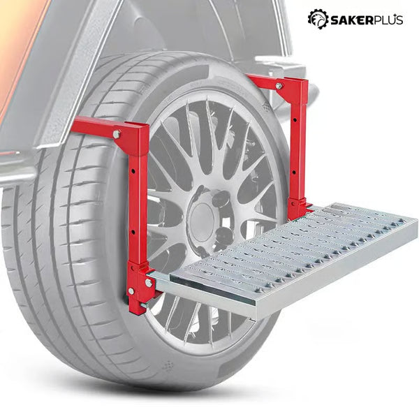 Sakerplus® Heavy Duty Folding Tire Step