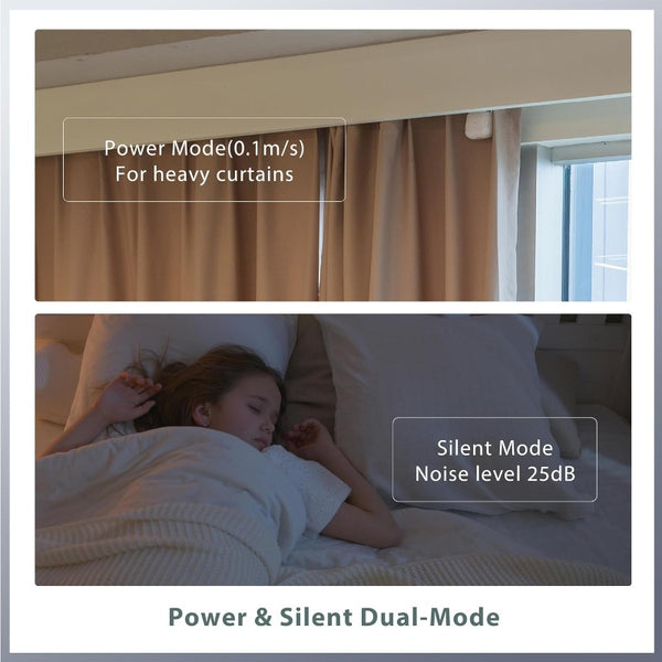 Abridor de cortinas eléctrico automático inteligente Sakerplus®
