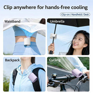 Sakerplus® 360° Rotating Semi-Cooling Clip Fan