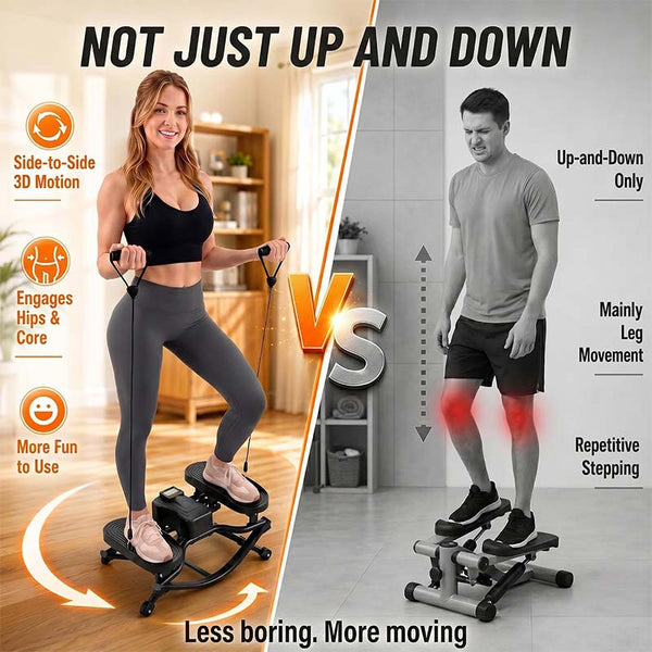 Sakerplus® Low Impact Side To Side Stepper