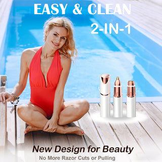 Recortadora y depiladora facial portátil Sakerplus®