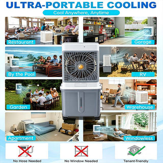 Sakerplus® Portable Evaporative Air Cooler System