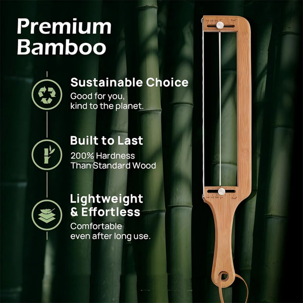 Cuchillo de pan ajustable Sakerplus® para pan casero