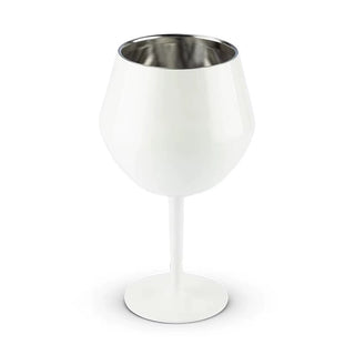 Sakerplus® Stemmed Stainless Steel Wine Glass
