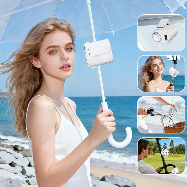 Sakerplus® Portable Ice Cooling Waist Fan