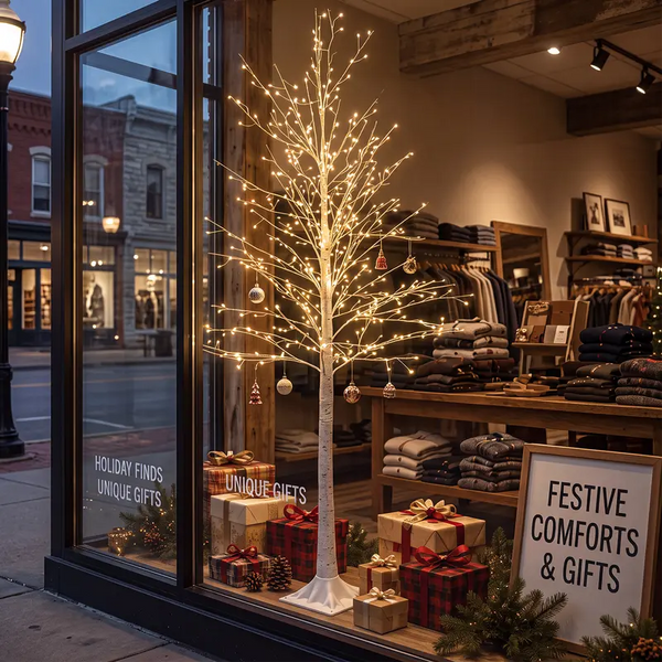 Sakerplus® Warm White LED Birch Tree Lights