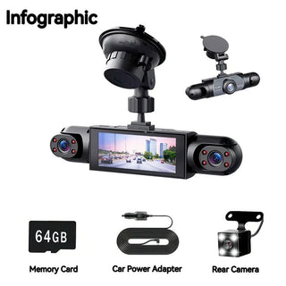 Sakerplus® Full View Car Dashcam System