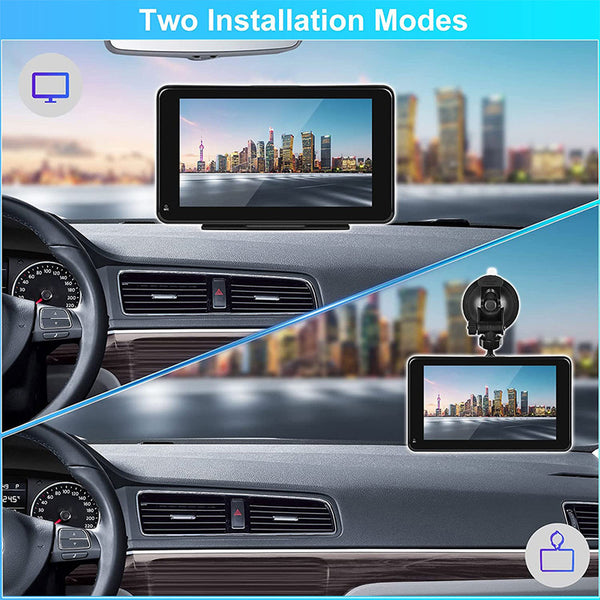 Estéreo portátil con pantalla táctil inalámbrico Sakerplus® CarPlay
