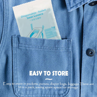 Sakerplus® Travel Disposable Toilet Seat Pads