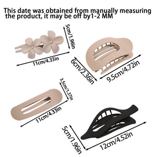 Sakerplus® 12 Pack Flat Hair Clips For Women