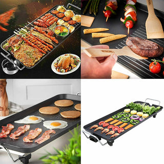 Sakerplus Stainless Steel Electric Cooking Griddle