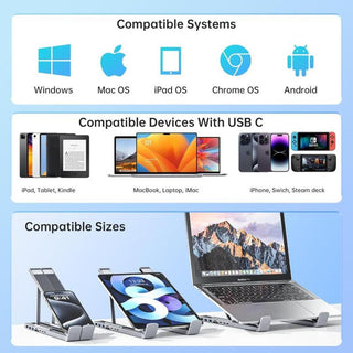 Sakerplus® Laptop Docking Station USB Hub