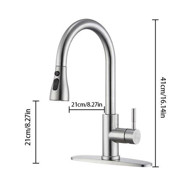 Sakerplus® Kitchen Faucets Pull Down Sprayer