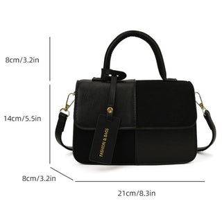 Sakerplus® Faux Suede Shoulder Crossbody Bag