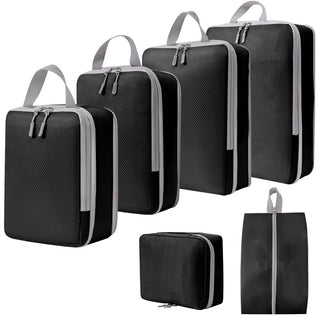 Sakerplus Compression Packing Cubes 6 Set Travel Organizer