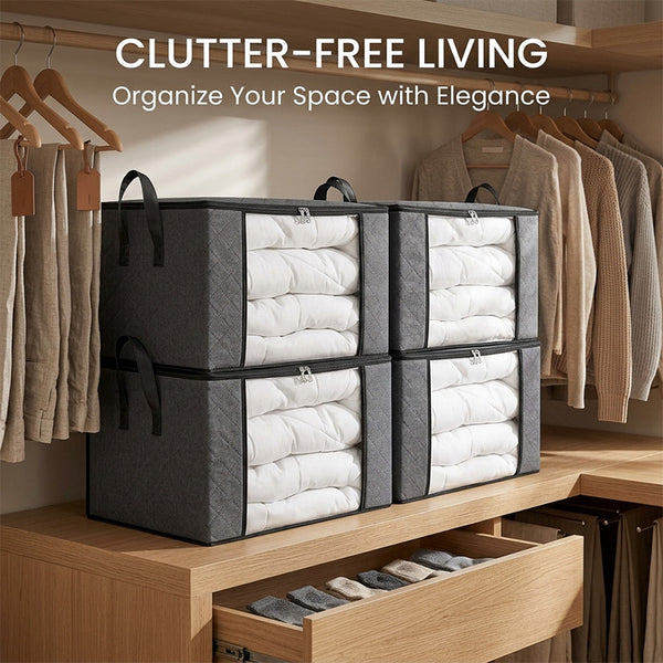 Sakerplus® Foldable Clothes Storage Bags Set