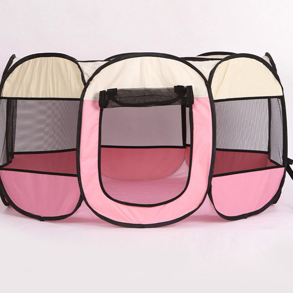 Sakerplus® Portable Foldable Octagonal Pet Playpen