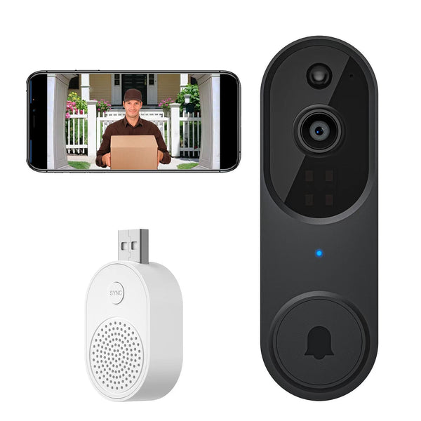Timbre inalámbrico con cámara de vídeo Saker 1080P