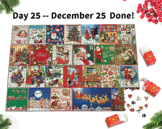 Sakerplus® Christmas Advent Calendar Jigsaw Puzzle 1000pcs