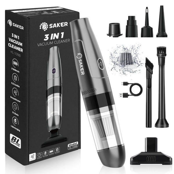 Aspiradora portátil SAKER® 3 en 1