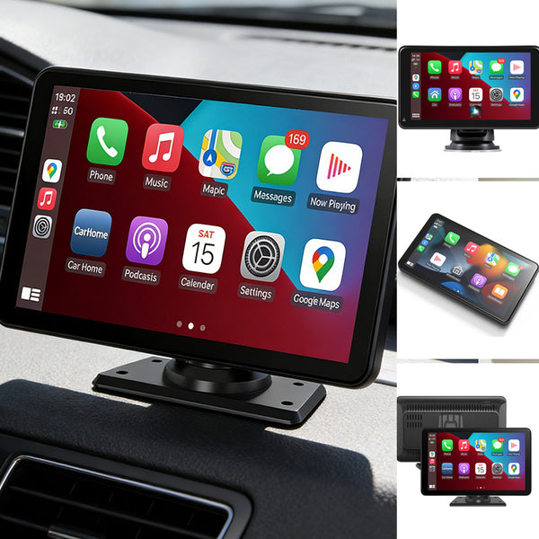 Estéreo portátil con pantalla táctil inalámbrico Sakerplus® CarPlay