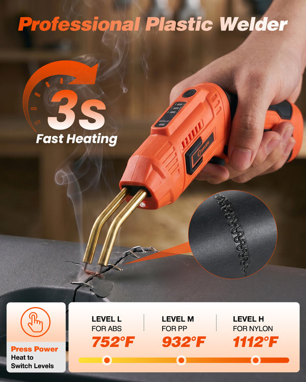 Saker® Cordless Plastic Repair Welding Kit