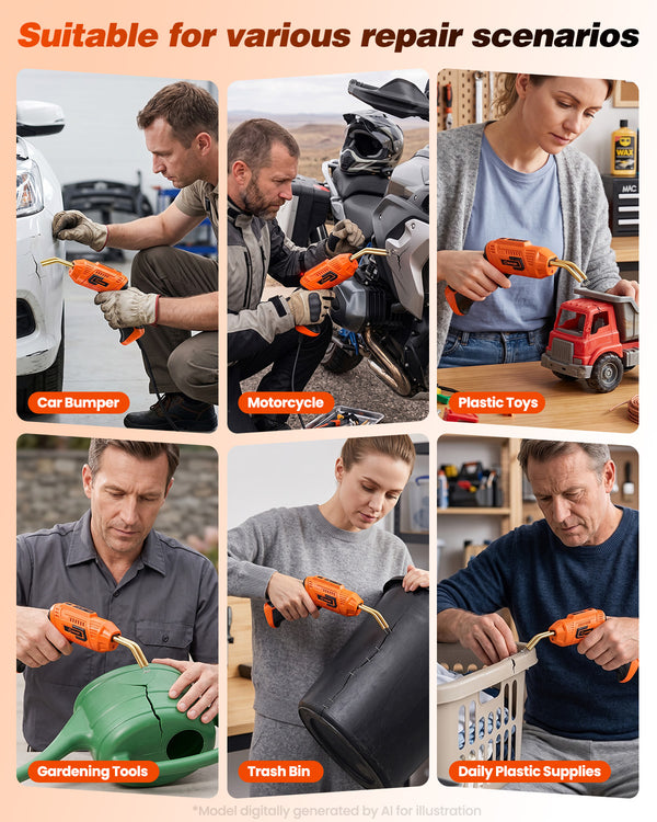 Saker® Cordless Plastic Repair Welding Kit