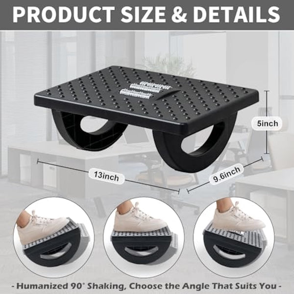 Sakerplus® Under Desk Footrest For Office Comfort